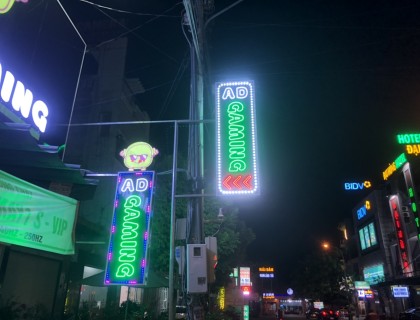 bảng hiệu led game